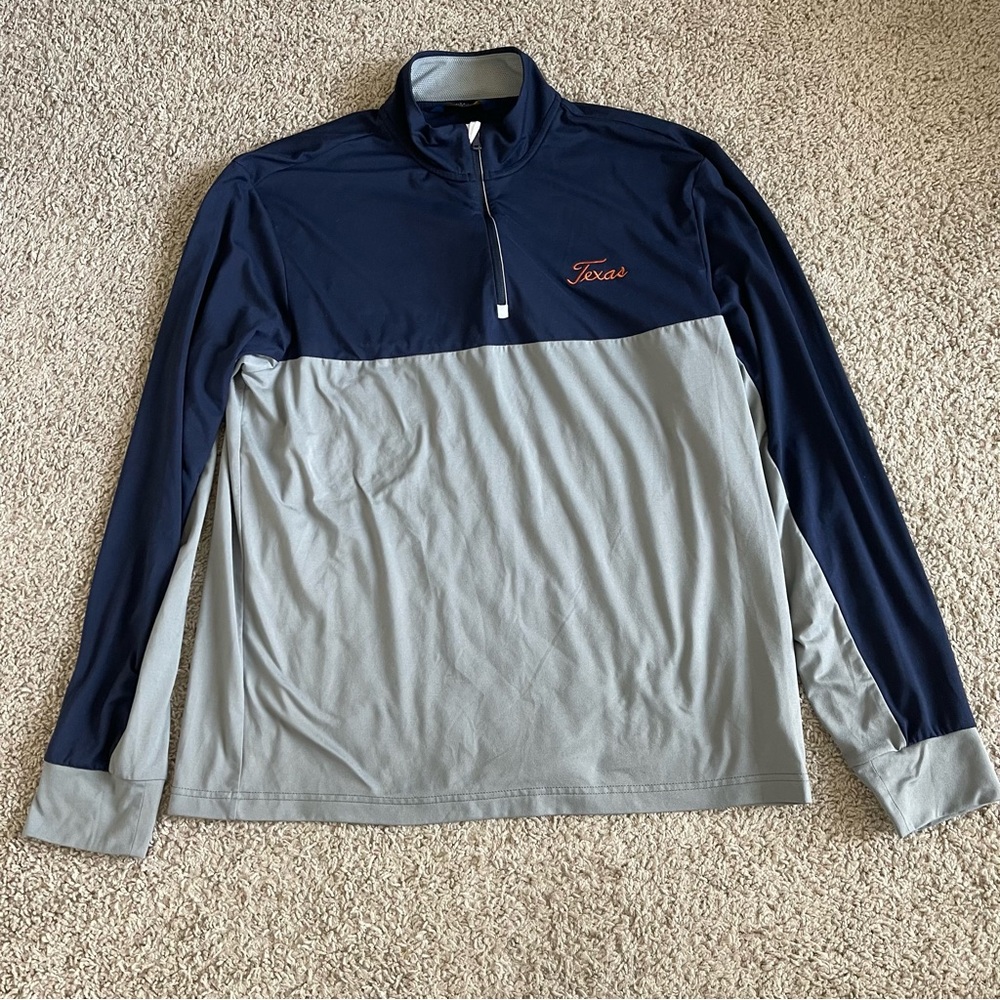 Polo Golf Ralph Lauren Texas Longhorns Quarter Zip Performance Sweater